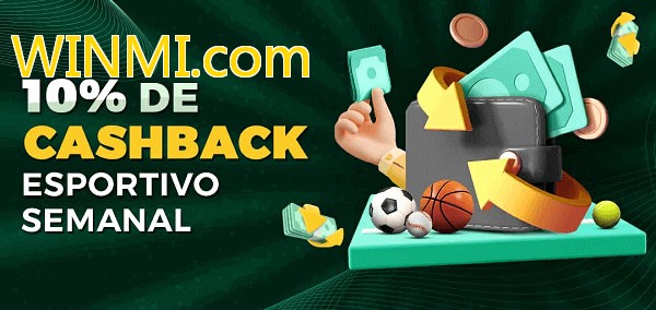 10% de bônus de cashback na WINMI.com