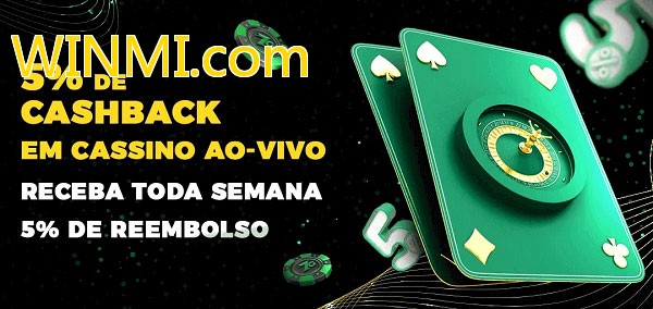 Promoções do cassino ao Vivo WINMI.com